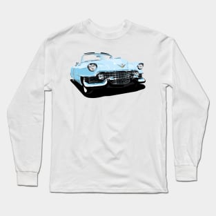 1954 Cadillac Series 62 Convertible in light blue Long Sleeve T-Shirt